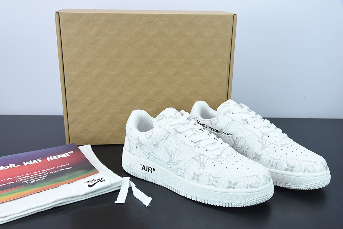 LVx Nk Air Force 1 Low 路易斯威登驴牌LV联名 空军一号低帮运动鞋