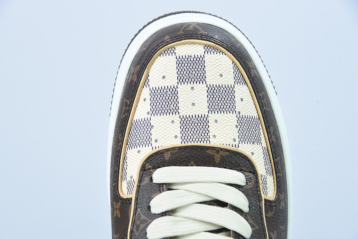 代购级 LVx Nk Air Force 1 Low 路易斯威登驴牌LV联名 空军一号 休闲运动板鞋