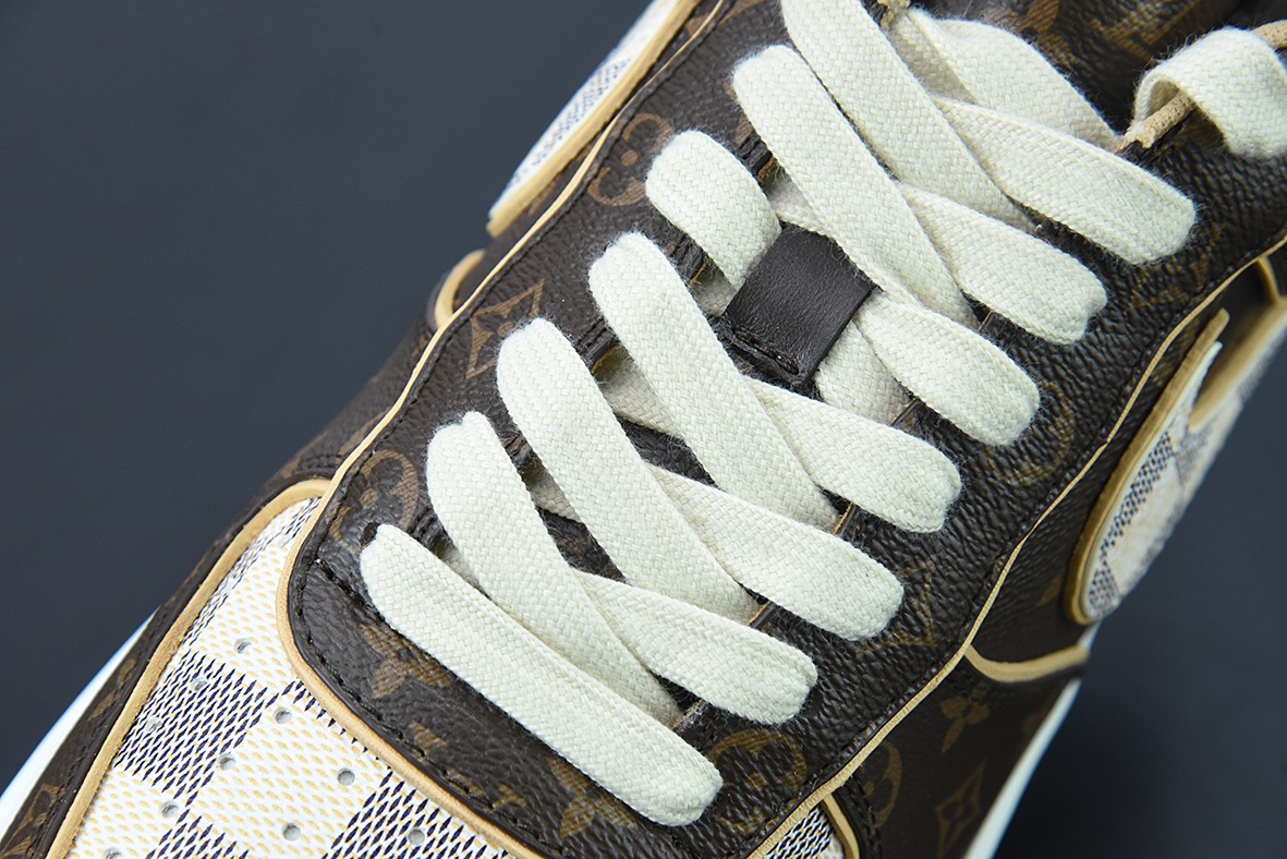 代购级 LVx Nk Air Force 1 Low 路易斯威登驴牌LV联名 空军一号 休闲运动板鞋