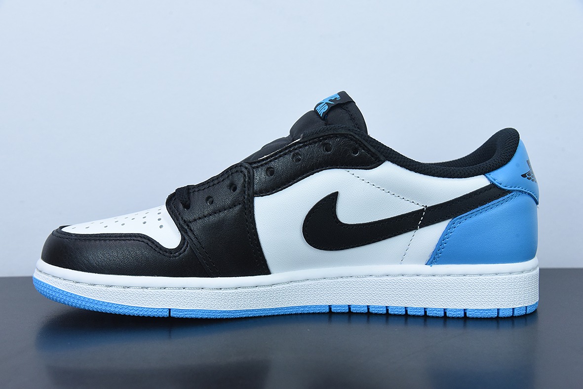 D0F5S4 纯原 Air Jordan AJ1 Low OG  黑蓝脚趾低帮 货号：CZ0790-104