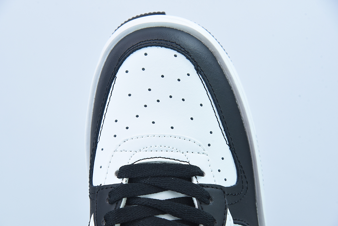 Nike Wmns Air Force 1 Fontanka"Black/White/Grey"空军一号 皮革黑白深灰”低帮运动鞋 货号CW6688-611