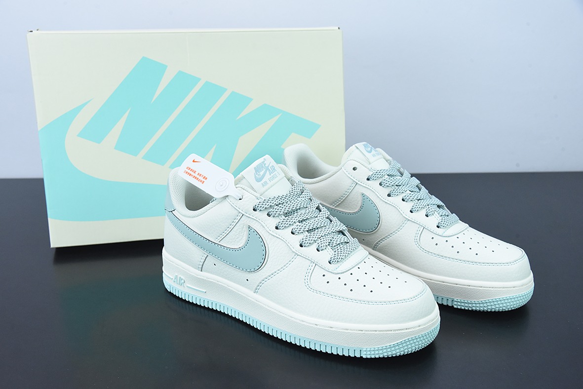 Nk Air Force 1'07 Low 天蓝色 空军一号满天星低帮休闲板鞋 货号TU6536-156