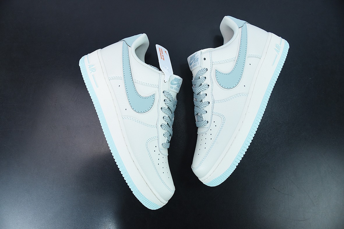 Nk Air Force 1'07 Low 天蓝色 空军一号满天星低帮休闲板鞋 货号TU6536-156
