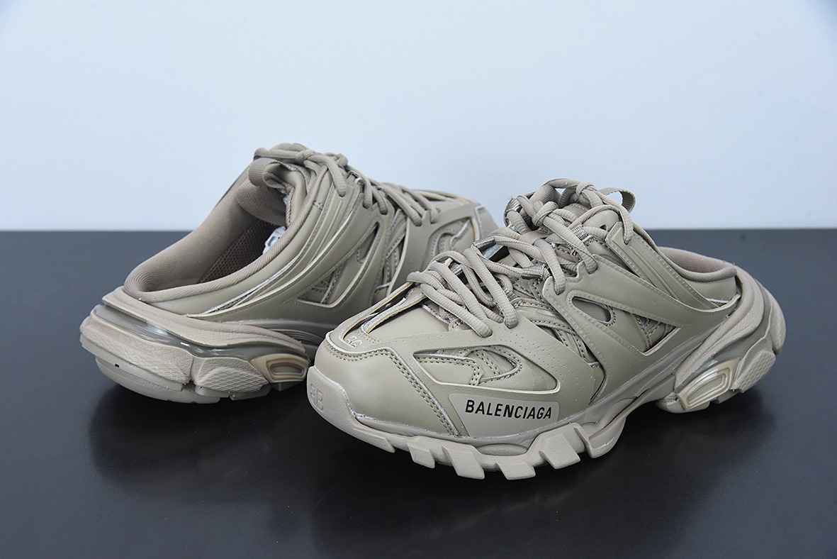 Balenciaga Sneaker Tess s.Gomma MAILLE WHITE/ORANGE三代户外概念鞋 半拖