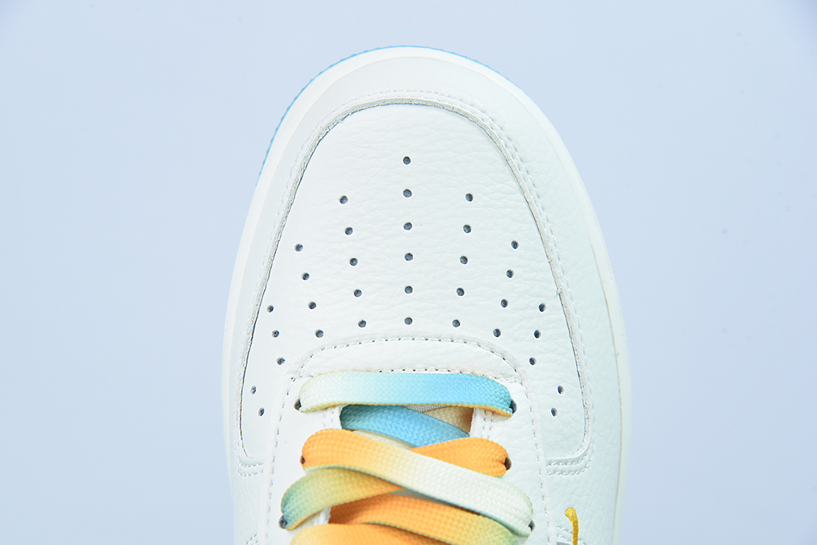 Nike Air Force 1 Low '07 “米黄蓝”圣安东尼奥 城市限定低帮空军一号 货号:SA5696-123