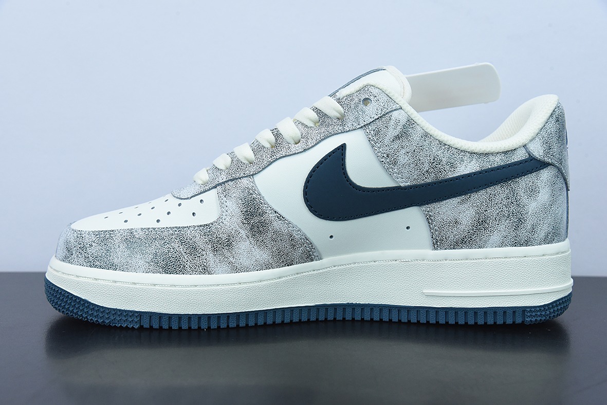 Nike Air Force 1 Low ’07 深蓝岩石 配色 空军一号低帮 货号：BX5815-535