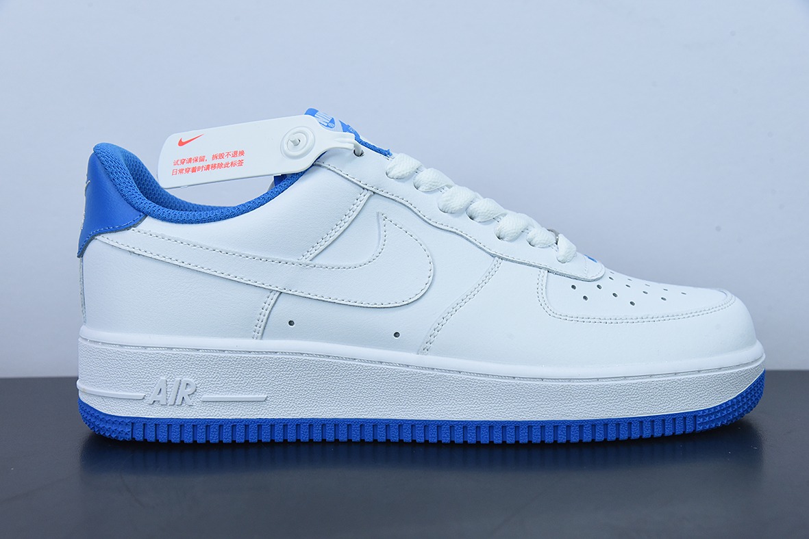 Nike Air Force 1’07 LV8" White/UNC"空军一号经典白北卡蓝”低帮运动跑鞋 货号:DR9867-101