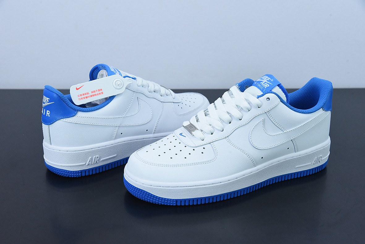 Nike Air Force 1’07 LV8" White/UNC"空军一号经典白北卡蓝”低帮运动跑鞋 货号:DR9867-101