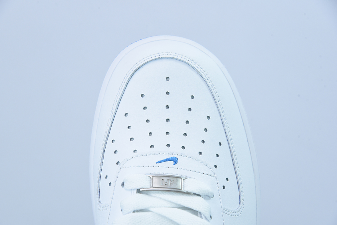 Nike Air Force 1’07 LV8" White/UNC"空军一号经典白北卡蓝”低帮运动跑鞋 货号:DR9867-101
