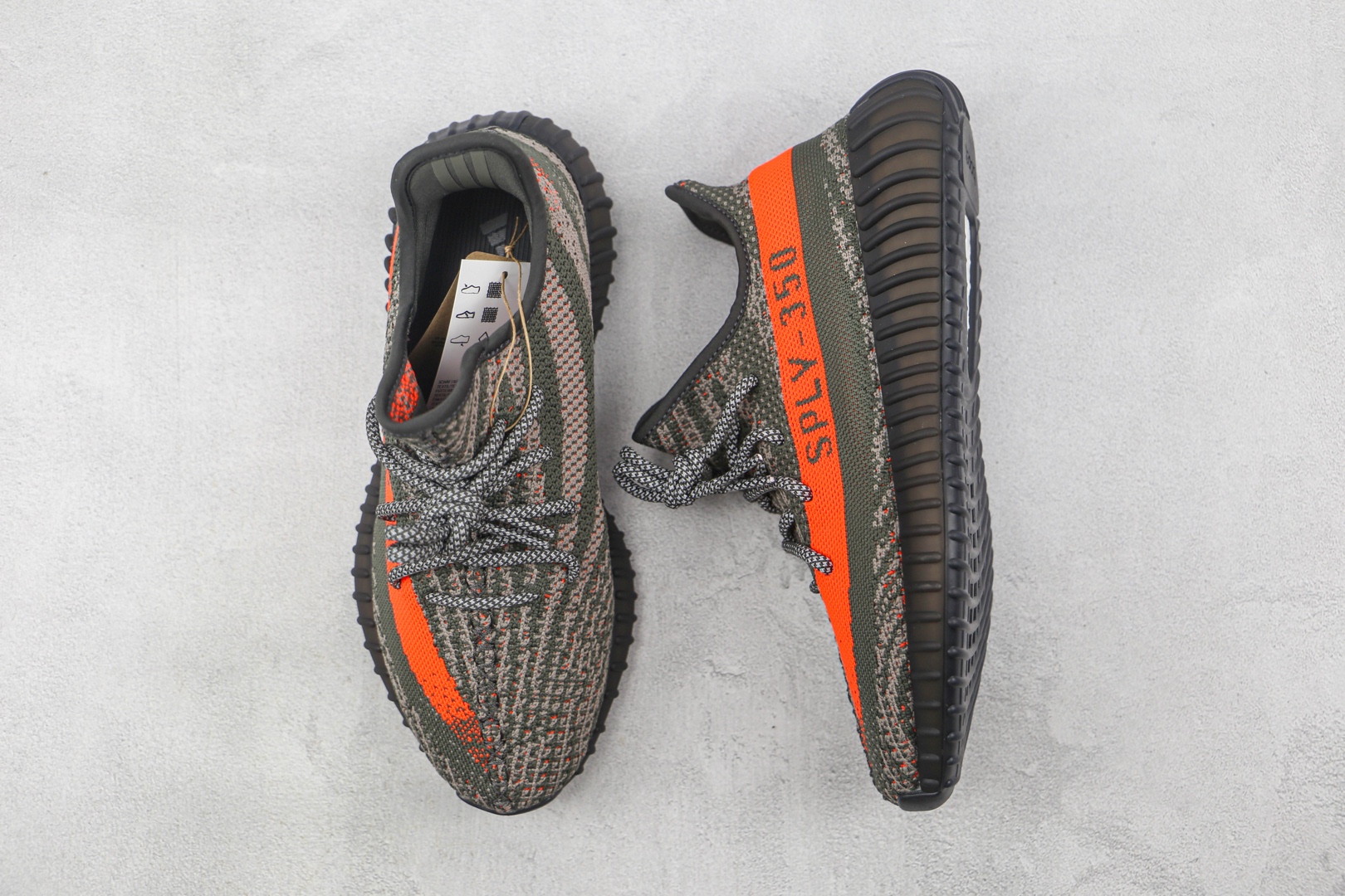 Adidas Yeezy Boost 350 V2 椰子 暗夜版 灰橙