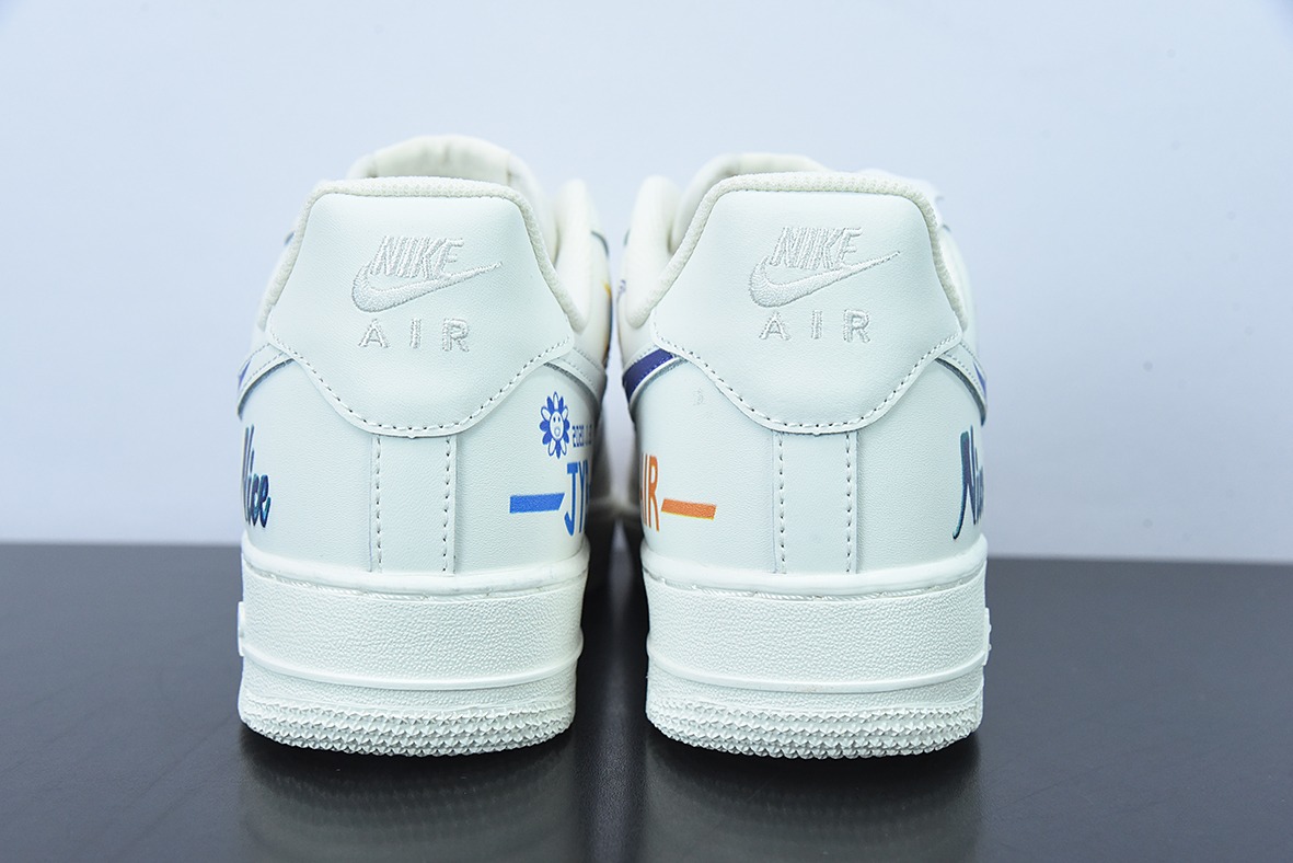 Nike Air Force 1 Low’07 彩虹涂鸦 空军一号低帮休闲板鞋货号：CW2288-333