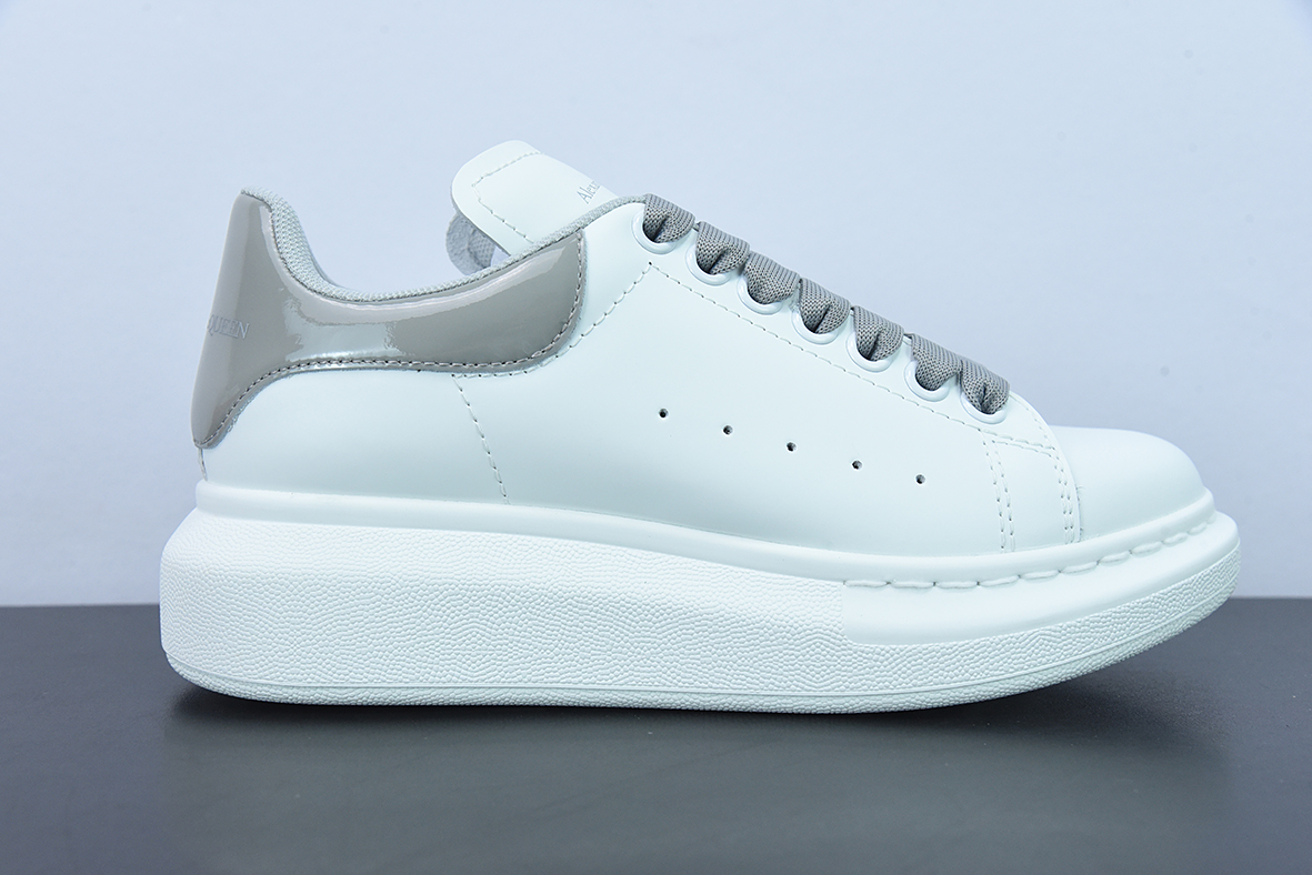 Alexander McQueen/亚历山大麦昆 松糕鞋厚底增高小白鞋G07H5
