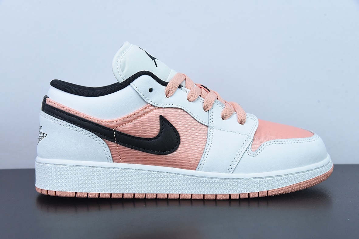 Air Jordan 1 Low  白粉黑 aj1低帮系列货号：DM8960-801