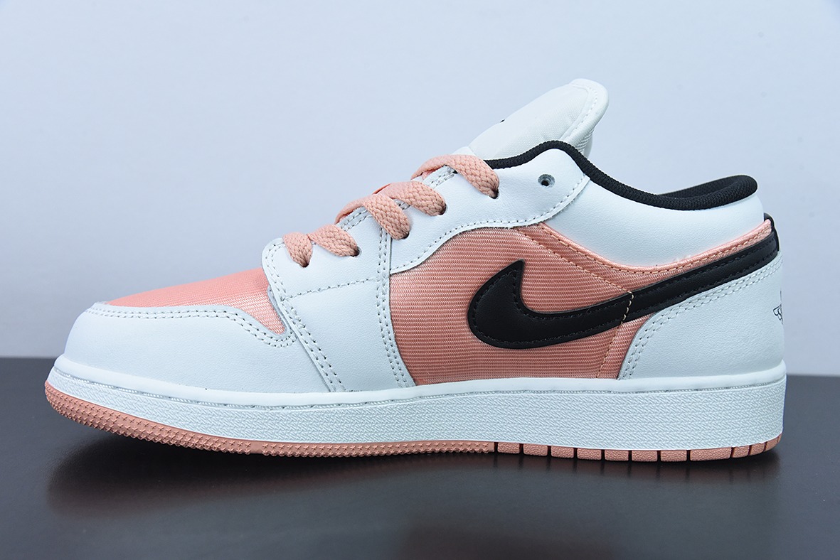 Air Jordan 1 Low  白粉黑 aj1低帮系列货号：DM8960-801