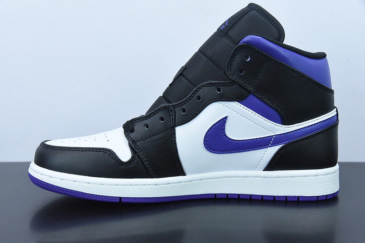 纯原版 NK Air Jordan 1 Mid AJ1乔1中帮文化篮球鞋 货号：554724 095