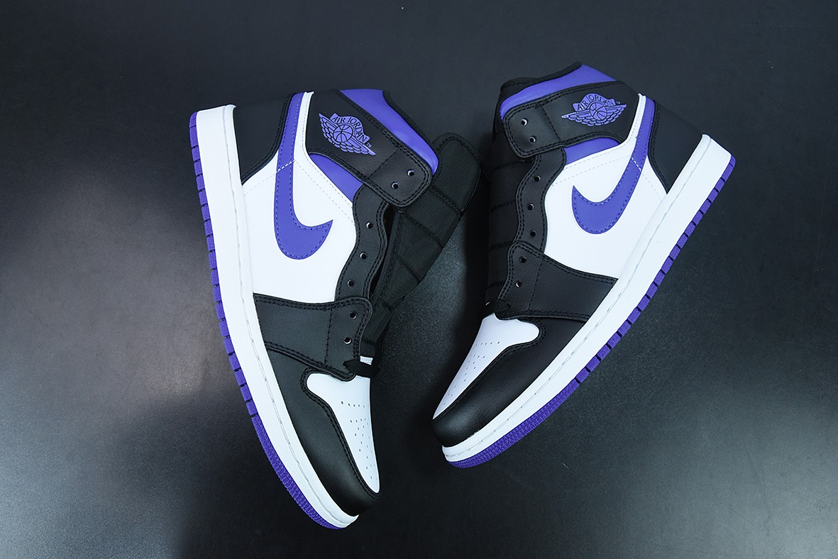 纯原版 NK Air Jordan 1 Mid AJ1乔1中帮文化篮球鞋 货号：554724 095