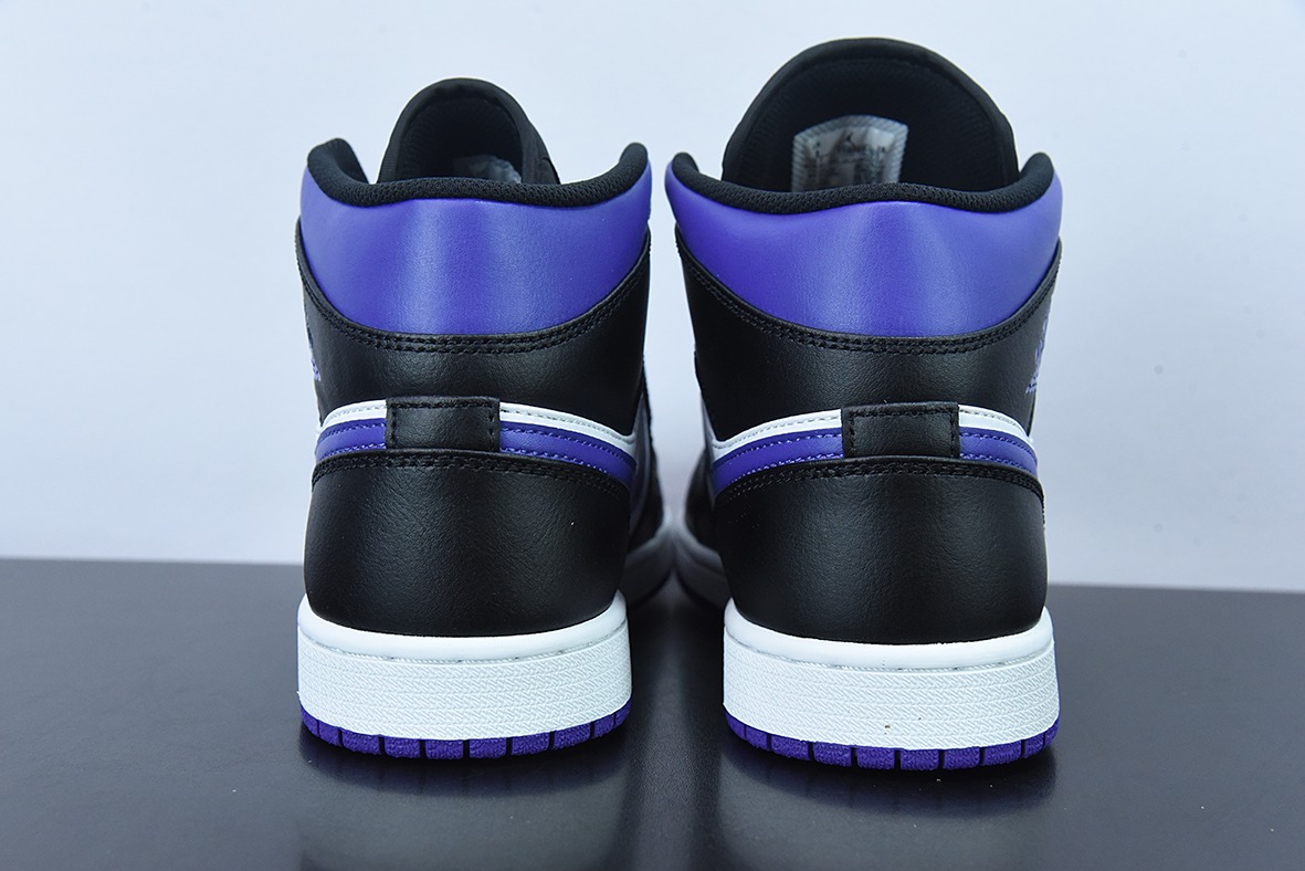 纯原版 NK Air Jordan 1 Mid AJ1乔1中帮文化篮球鞋 货号：554724 095