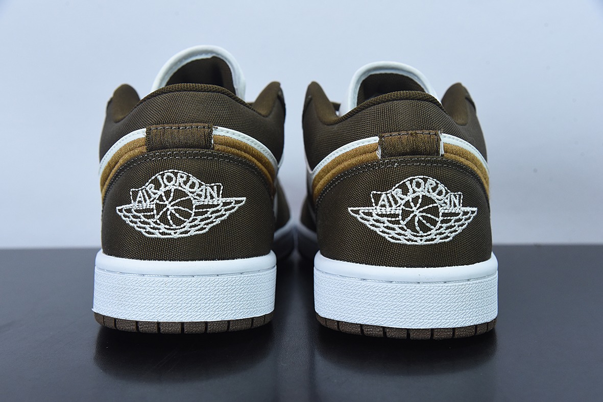 NK Air Jordan 1 Low "Mocha Toe" AJ1 乔1 摩卡 刺绣 低帮文化休闲运动板鞋 货号:DV0426-301