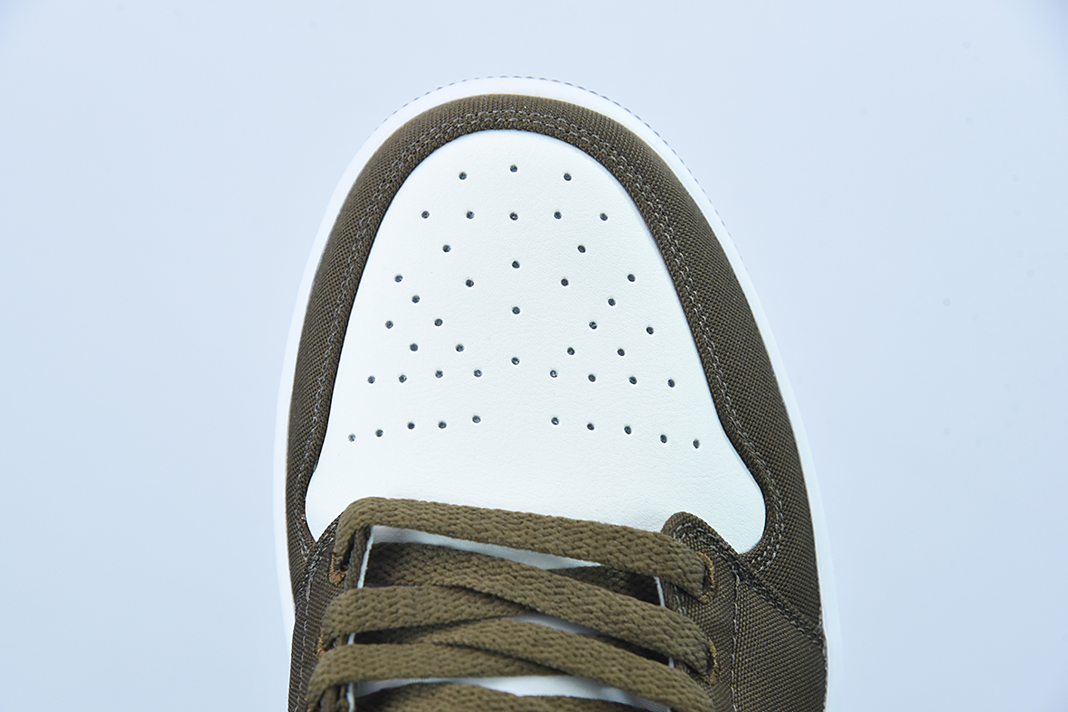 NK Air Jordan 1 Low "Mocha Toe" AJ1 乔1 摩卡 刺绣 低帮文化休闲运动板鞋 货号:DV0426-301