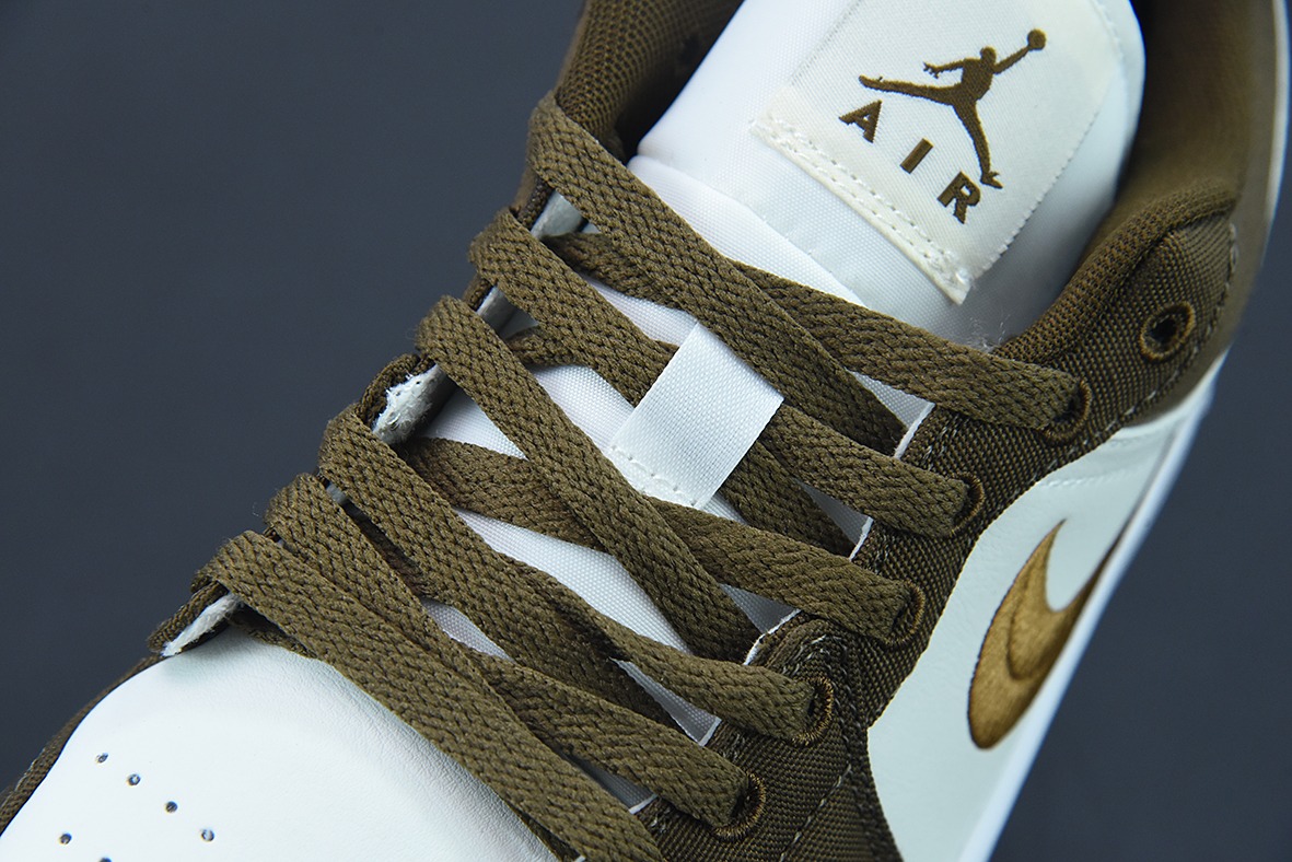 NK Air Jordan 1 Low "Mocha Toe" AJ1 乔1 摩卡 刺绣 低帮文化休闲运动板鞋 货号:DV0426-301