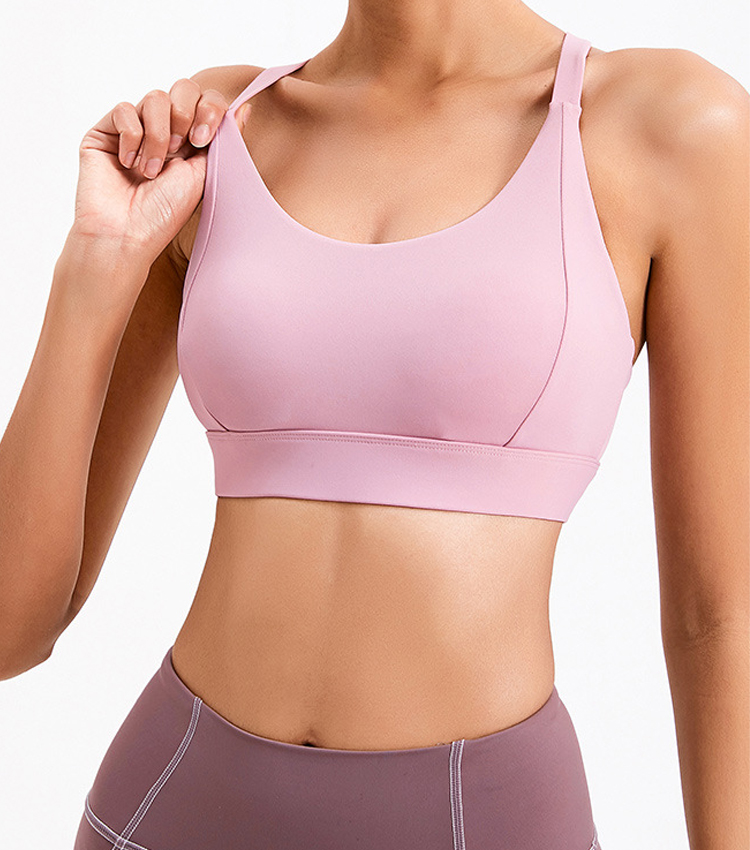 Lululemon sports bra yoga pink