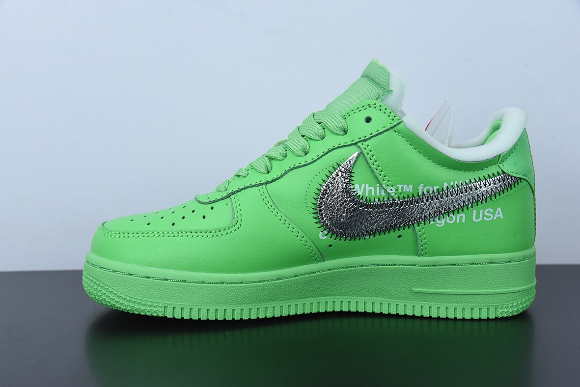 OFF-WHITE X NK Air Force 1 " Green " OW联名空军一号低帮 绿色博物馆 货号:DX1419-300