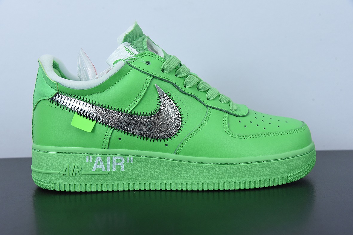 OFF-WHITE X NK Air Force 1 " Green " OW联名空军一号低帮 绿色博物馆 货号:DX1419-300
