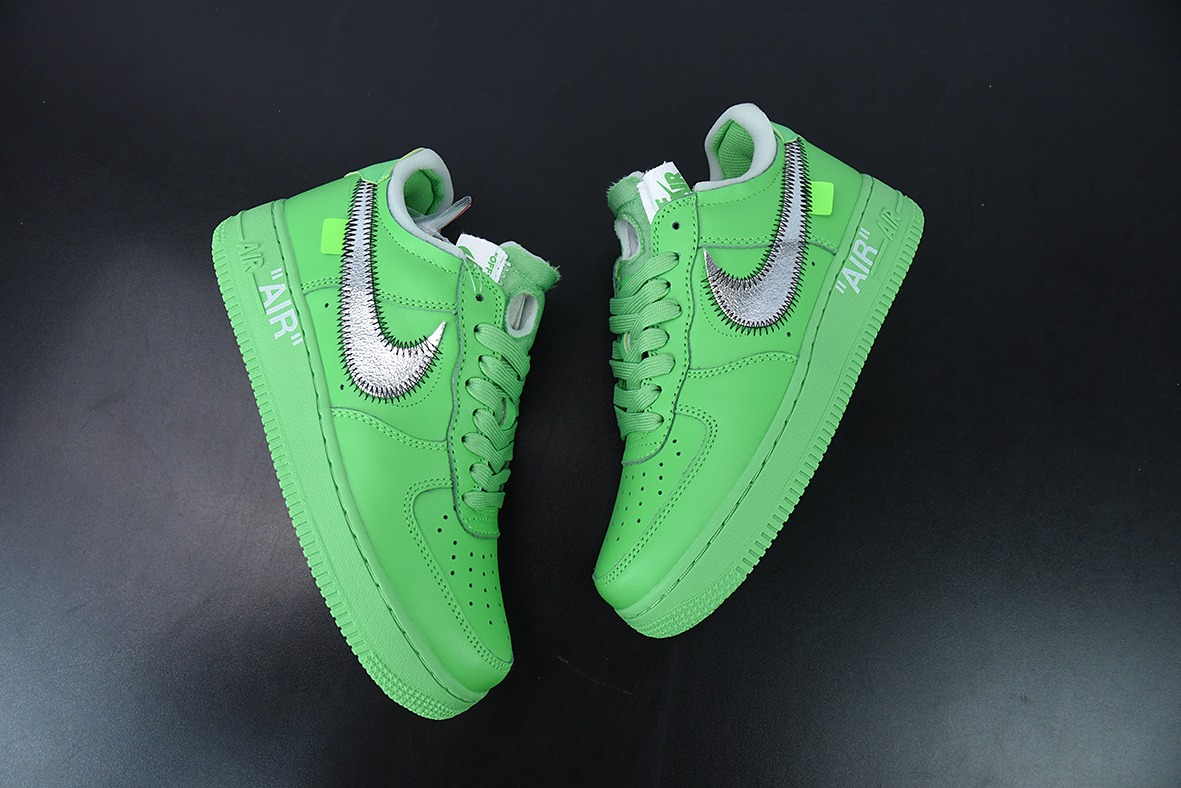 OFF-WHITE X NK Air Force 1 " Green " OW联名空军一号低帮 绿色博物馆 货号:DX1419-300