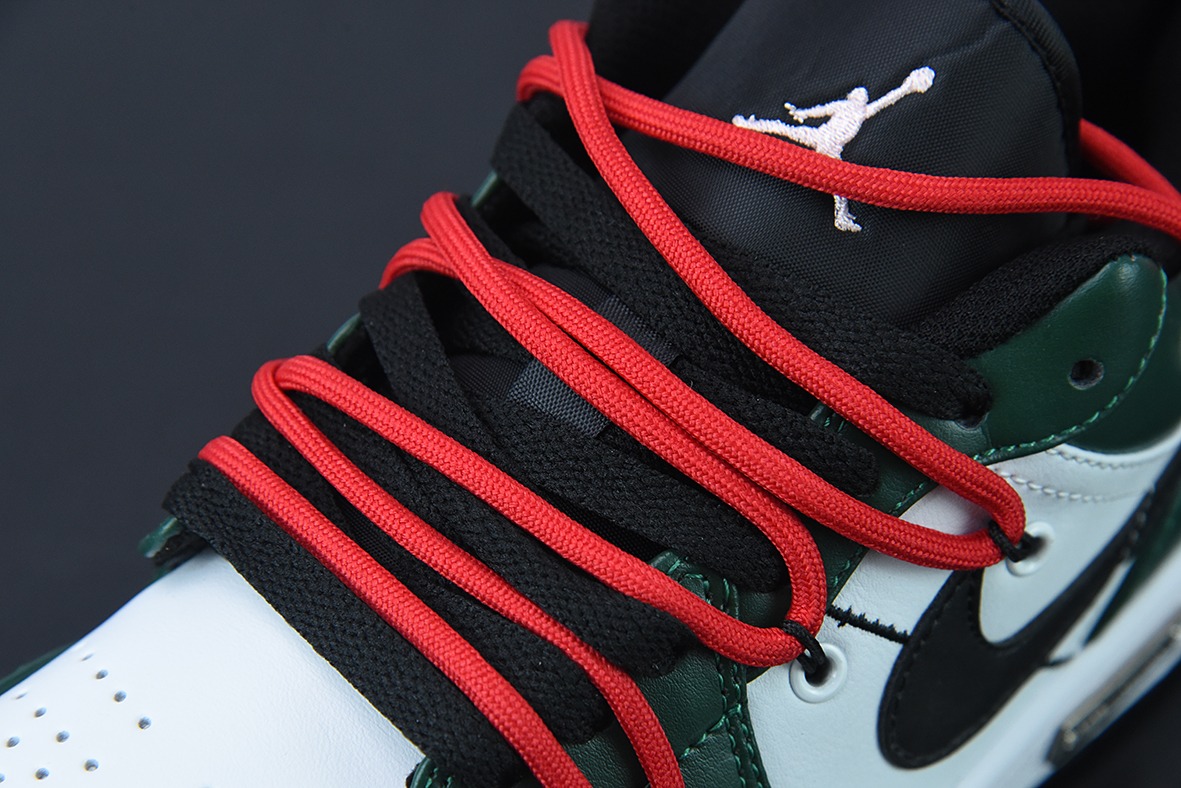 Air Jordan 1 Low 抽绳 白绿 AJ1乔1低帮休闲板鞋 货号:553558 062 尺码35.5-47