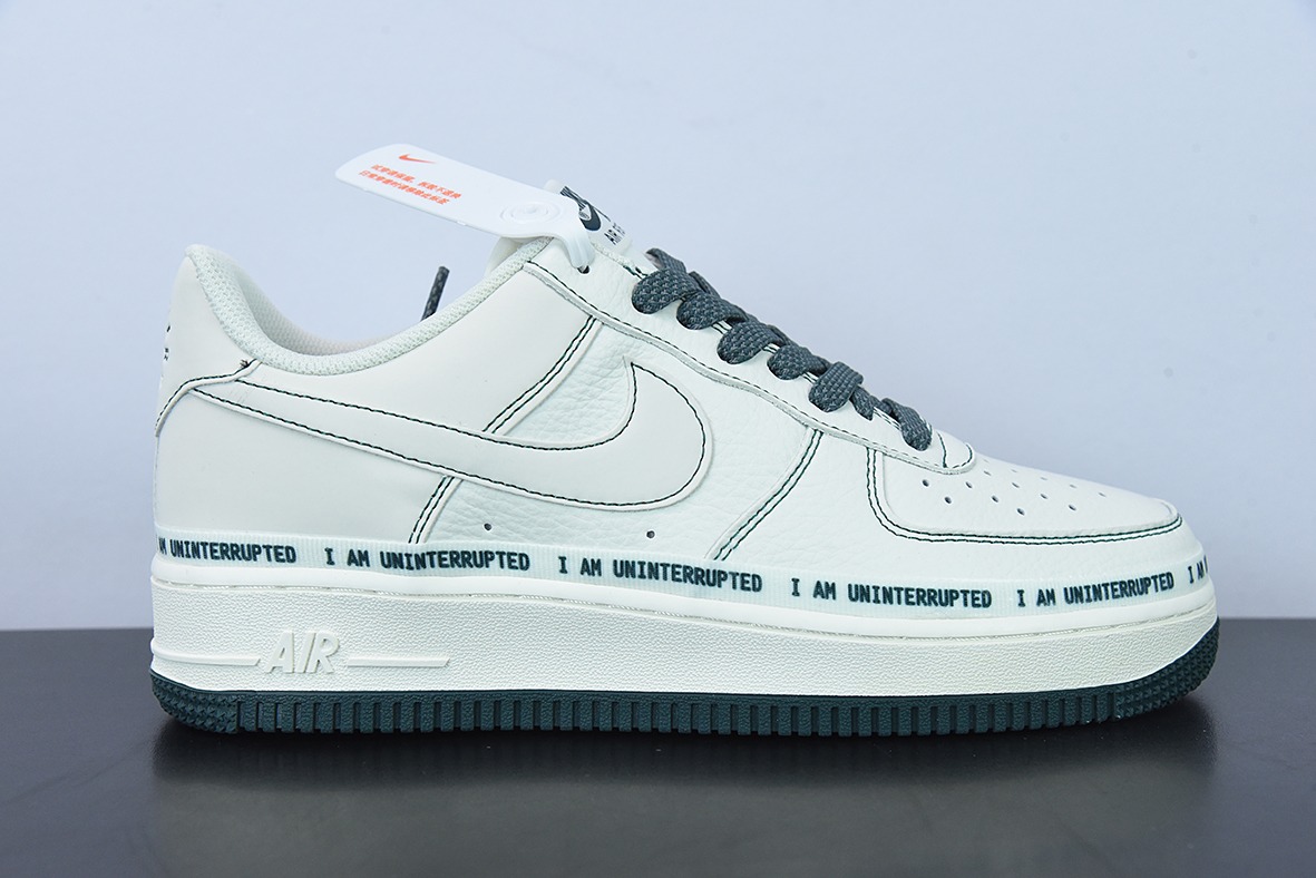 K09L3 纯原Uninterrupted x Air Force 1 "MORE THAN"“白绿签名涂鸦3M”低帮运动鞋 货号:UI8969-639