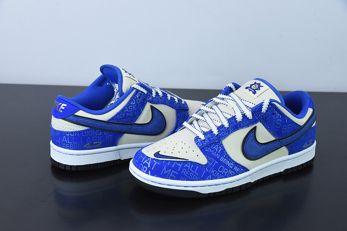 Jackie Robinson Nike Dunk Low 罗宾逊传奇42号低帮运动鞋DV2203 400