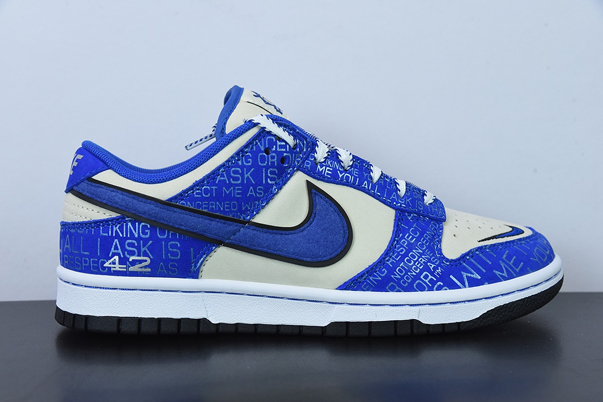 Jackie Robinson Nike Dunk Low 罗宾逊传奇42号低帮运动鞋DV2203 400