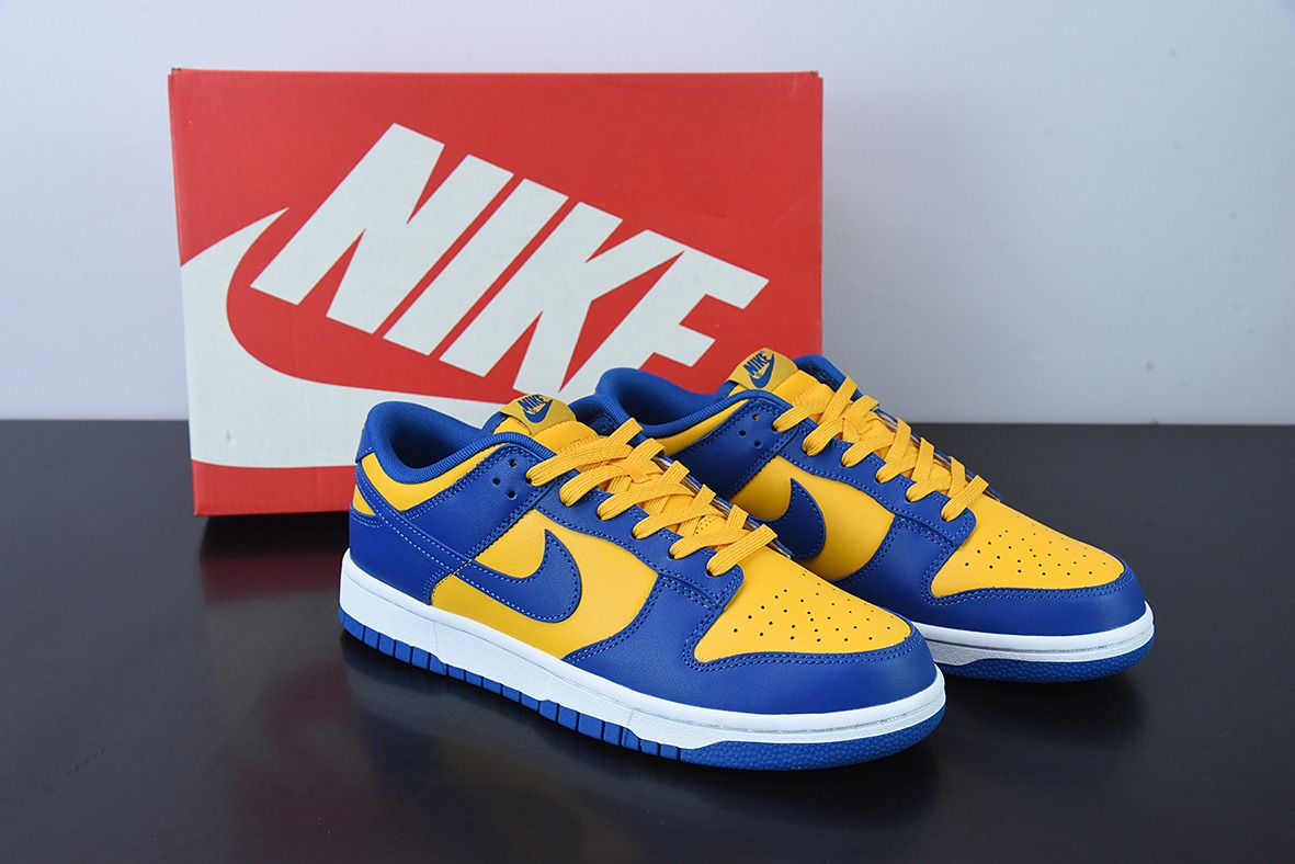 Nike Dunk Low Retro "UCLA" 复古休闲板鞋 蓝黄 货号：dd1391-402