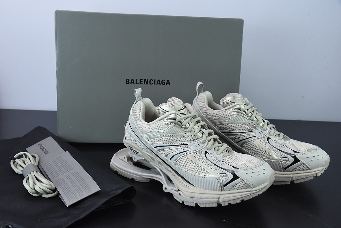 巴黎世家BALENCIAGA X-Pander"Sand/Black"腾空弹簧男女同款老爹鞋