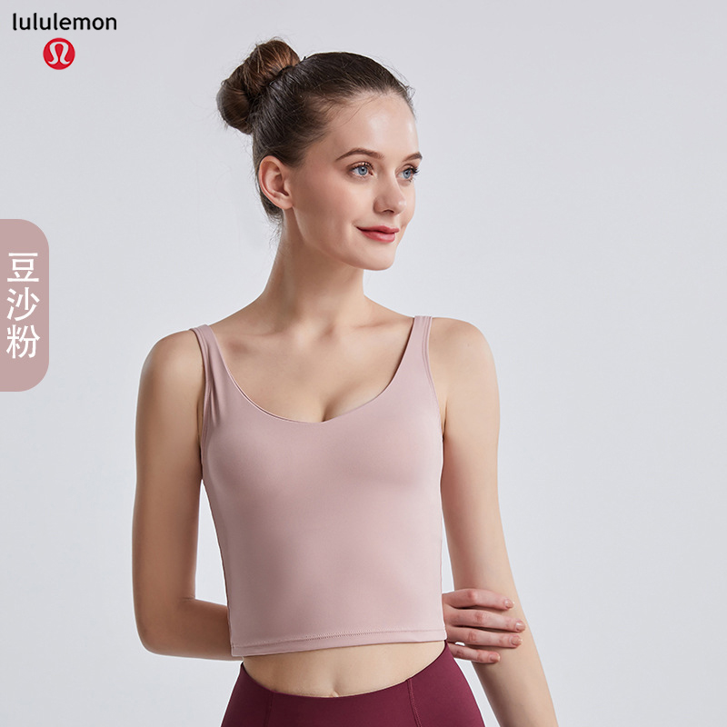 Lululemon tank yoga stone red