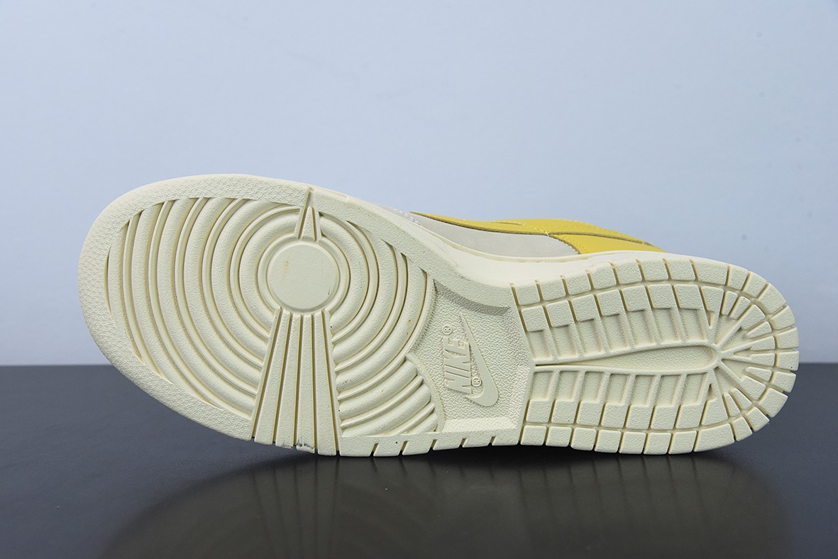W05S4纯原NK Wmns SB Dunk Low LX"Banana"扣篮系列低帮休闲运动滑板板鞋“米白黄香蕉”货号:DR5487-100