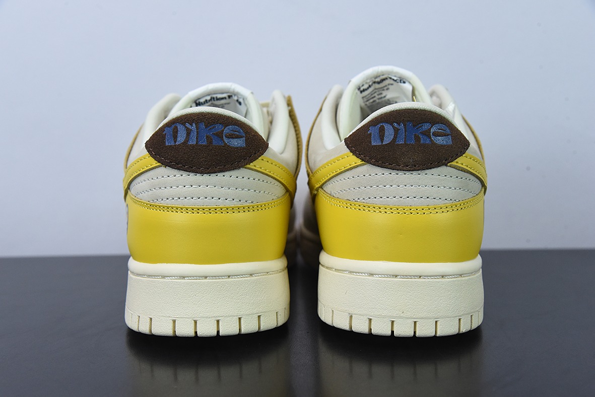 W05S4纯原NK Wmns SB Dunk Low LX"Banana"扣篮系列低帮休闲运动滑板板鞋“米白黄香蕉”货号:DR5487-100