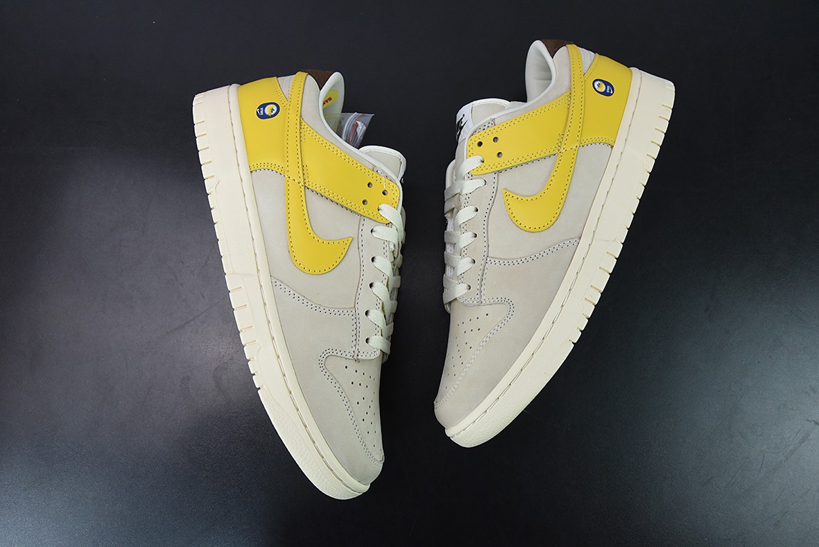 W05S4纯原NK Wmns SB Dunk Low LX"Banana"扣篮系列低帮休闲运动滑板板鞋“米白黄香蕉”货号:DR5487-100