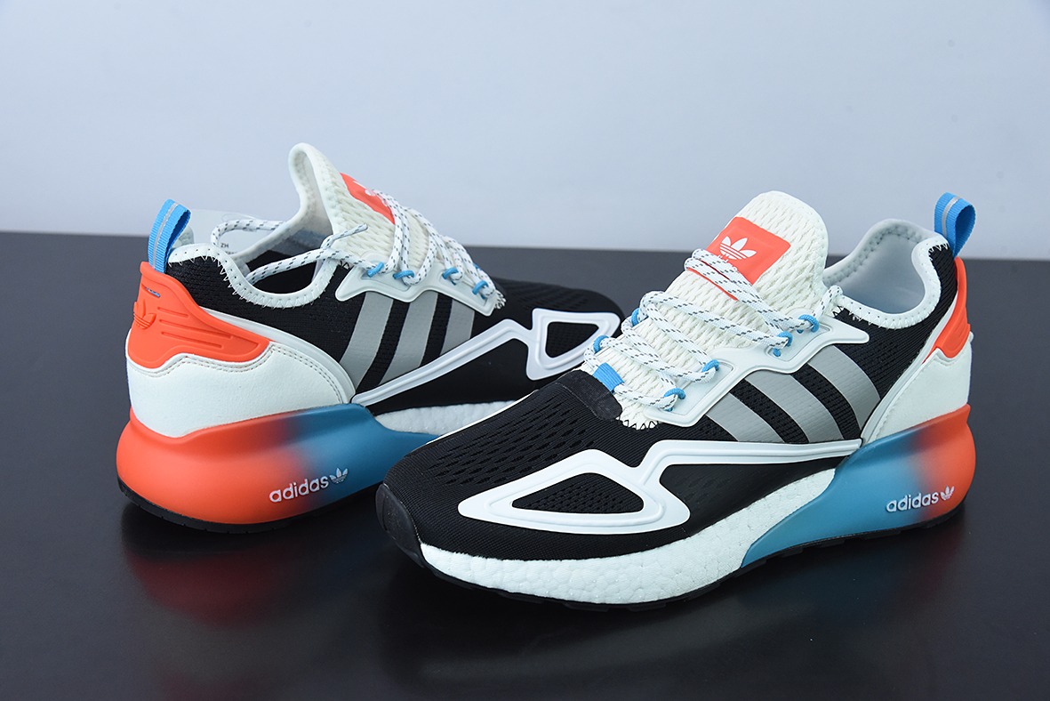 ZX 2K Adidas Originals ZX 2K Boost 阿迪达斯爆米花复古经典运动鞋FY2012