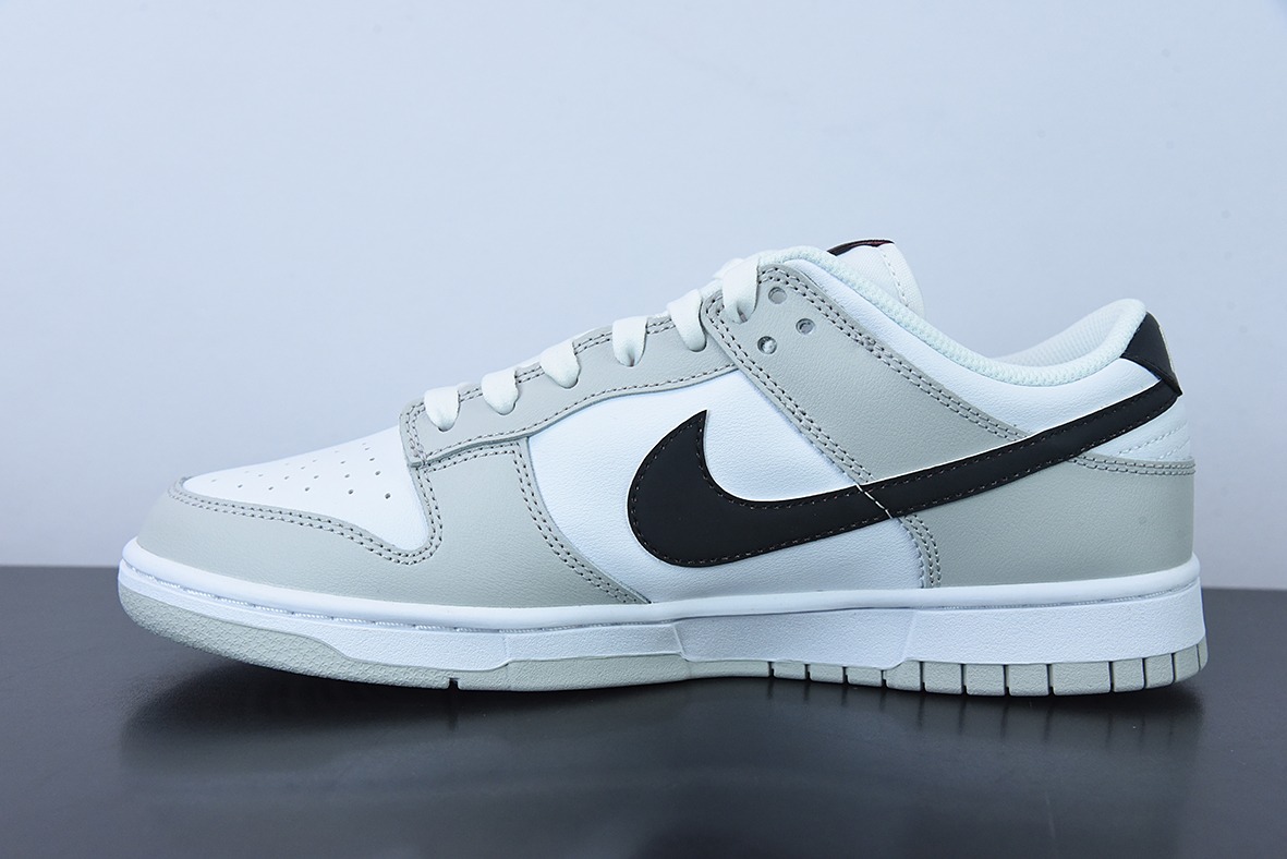 Nike SB Dunk Low"Lottery"扣篮系列低帮休闲运动滑板板鞋“浅灰灰白黑刮刮乐”货号:DR9654-001