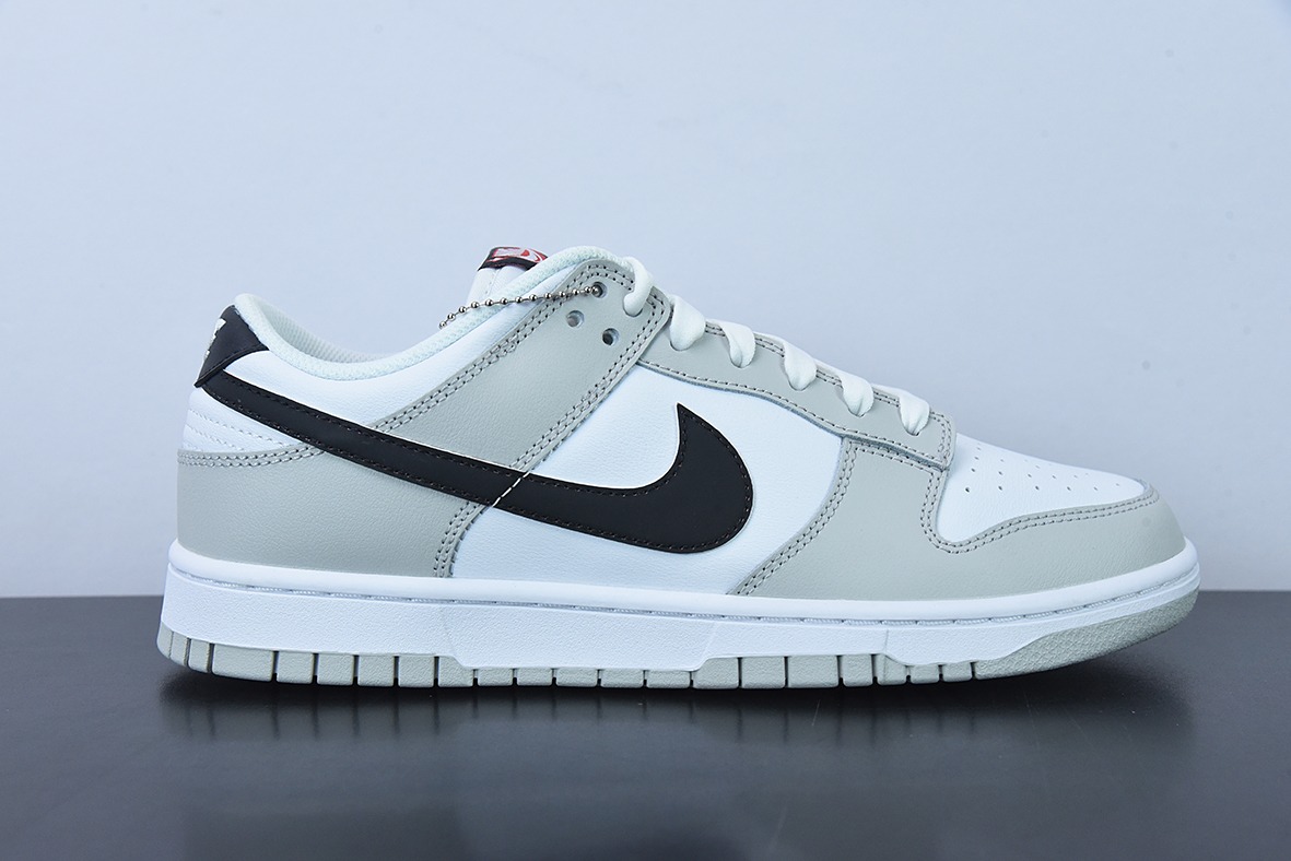 Nike SB Dunk Low"Lottery"扣篮系列低帮休闲运动滑板板鞋“浅灰灰白黑刮刮乐”货号:DR9654-001