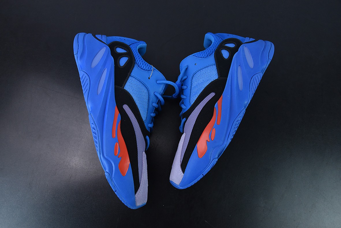 Ad Yeezy Boost 700 "Hi-Res Blue" HP6674 侃爷椰子700 黑蓝紫配色跑鞋货号:HQ6980