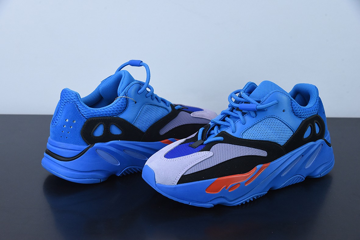 Ad Yeezy Boost 700 "Hi-Res Blue" HP6674 侃爷椰子700 黑蓝紫配色跑鞋货号:HQ6980