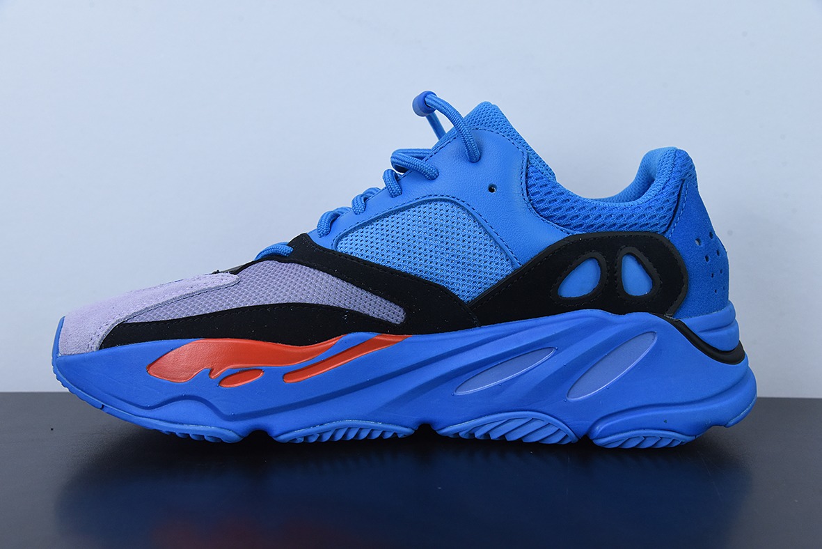 Ad Yeezy Boost 700 "Hi-Res Blue" HP6674 侃爷椰子700 黑蓝紫配色跑鞋货号:HQ6980