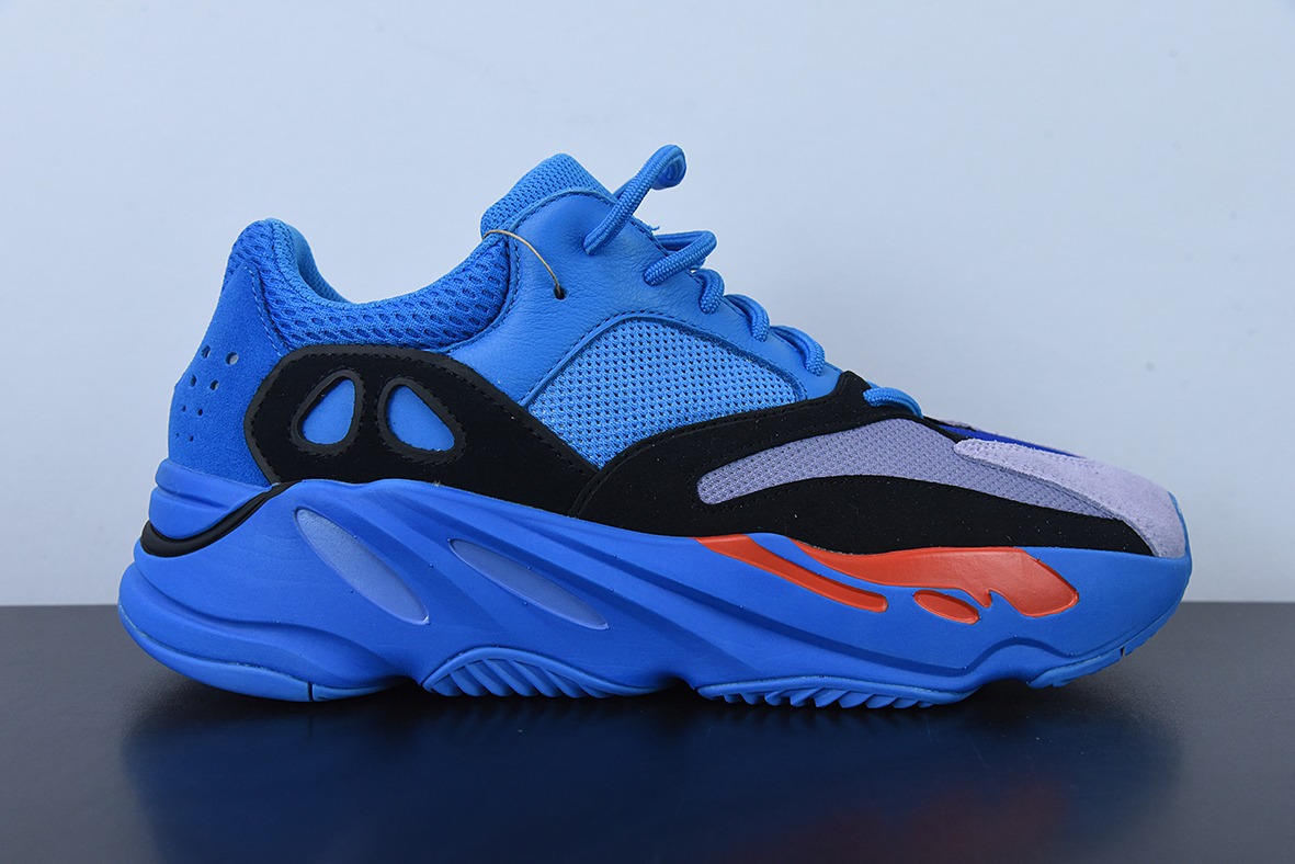Ad Yeezy Boost 700 "Hi-Res Blue" HP6674 侃爷椰子700 黑蓝紫配色跑鞋货号:HQ6980
