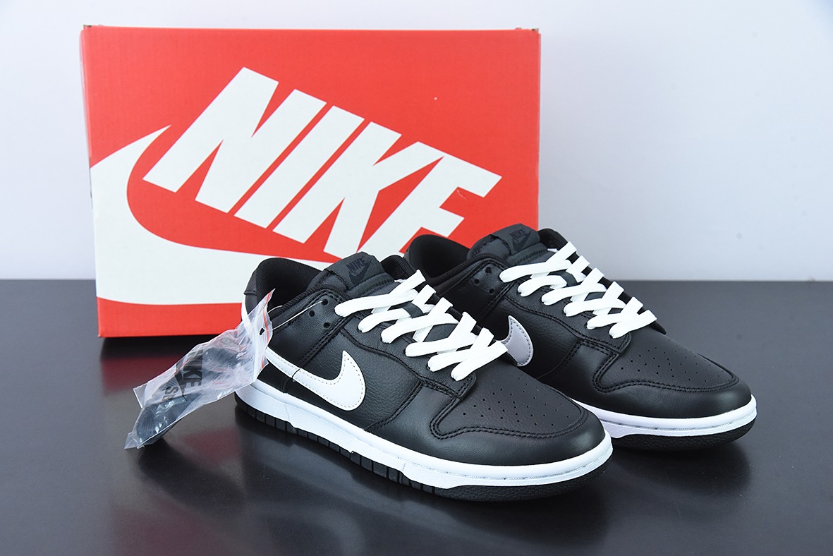 Nike Dunk Low 黑白 低帮 复古 休闲 板鞋 货号DJ6188-002