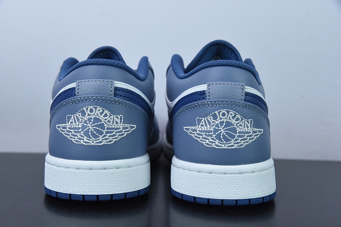 Air Jordan 1 Low AJ1 乔1海军蓝 低帮文化休闲运动板鞋货号:553558-414