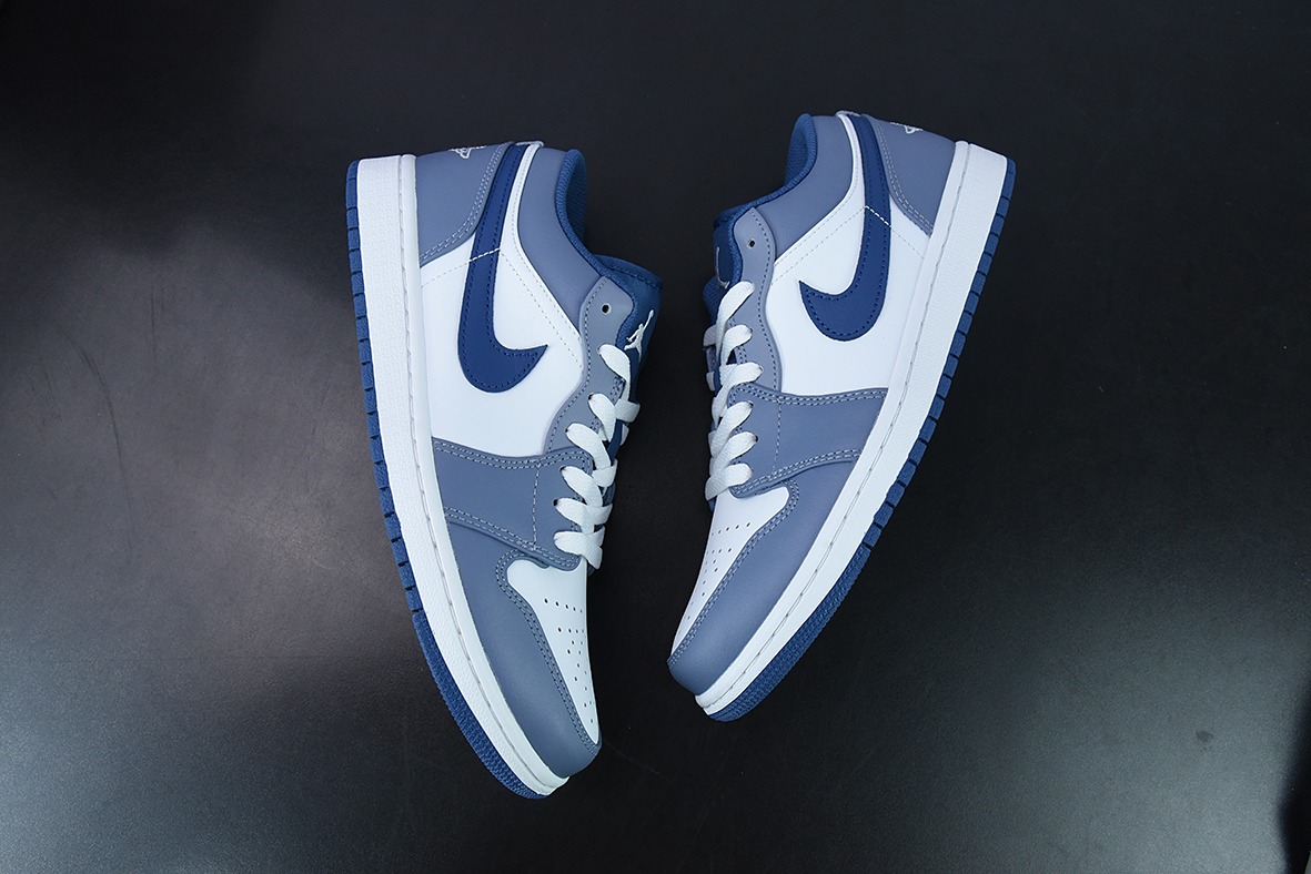 Air Jordan 1 Low AJ1 乔1海军蓝 低帮文化休闲运动板鞋货号:553558-414