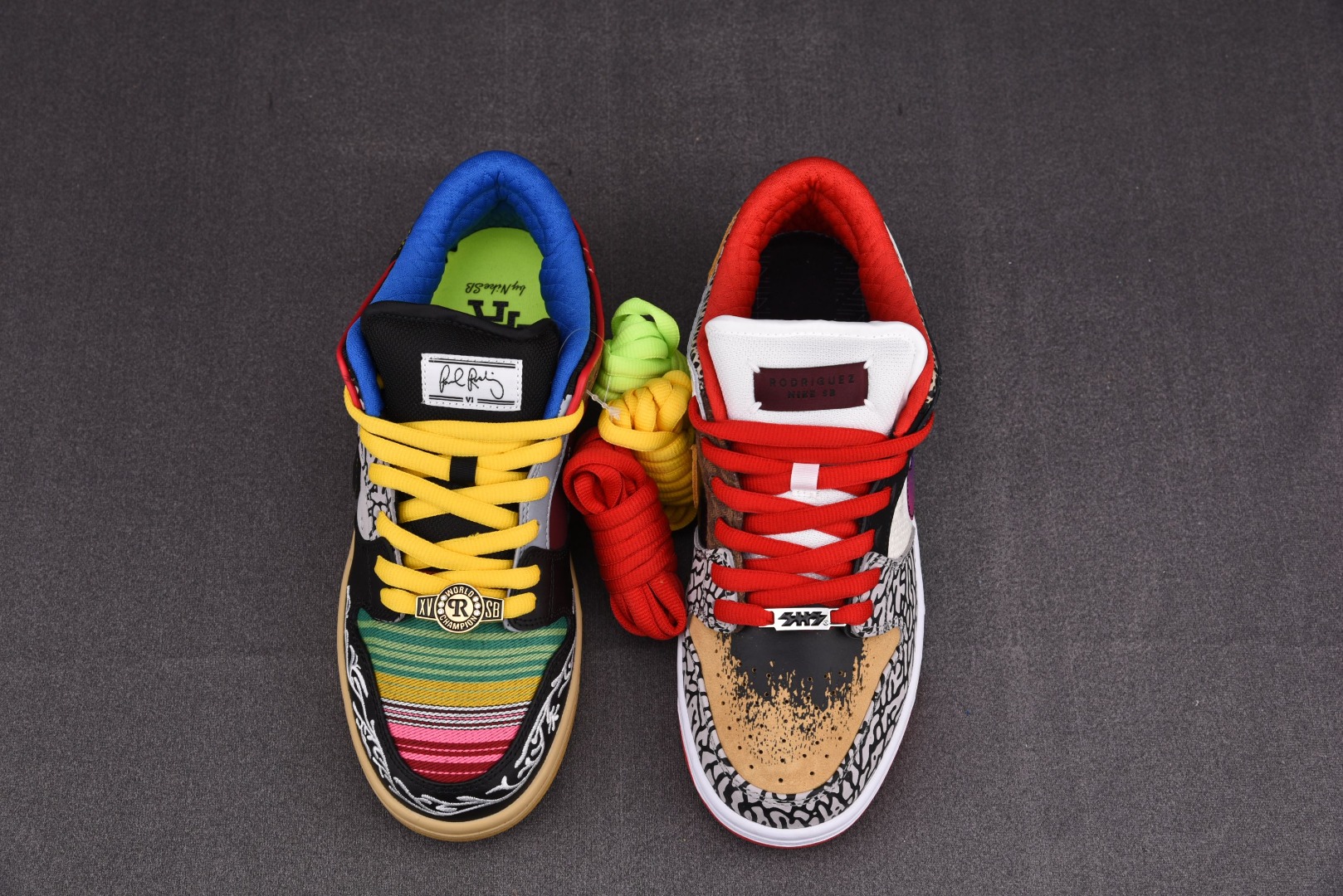 男码补货
Dunk彩色拼接 尺码：36-47.5

纯原版出品-SB Dunk Low What The