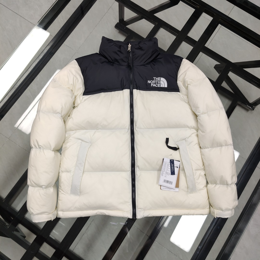 The North Face Clothing Down Jacket White Unisex Nylon Duck Down